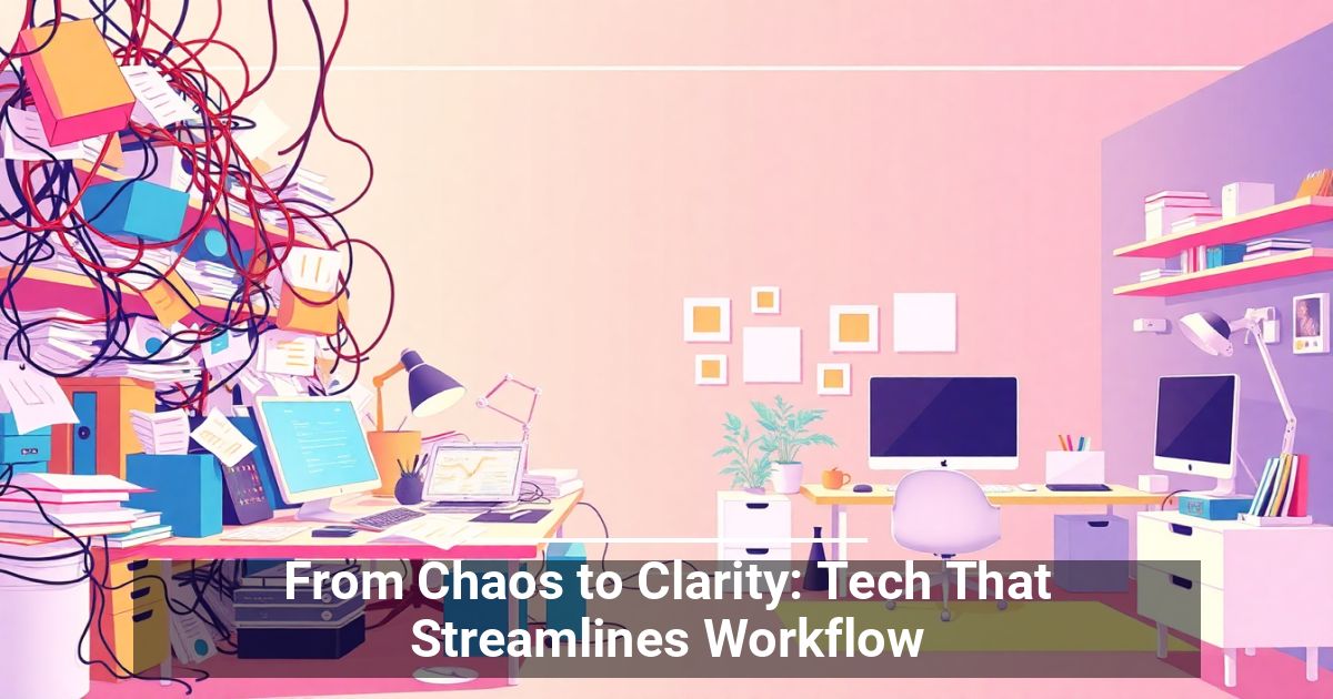 From Chaos to Clarity: Tech That Streamlines Workflow